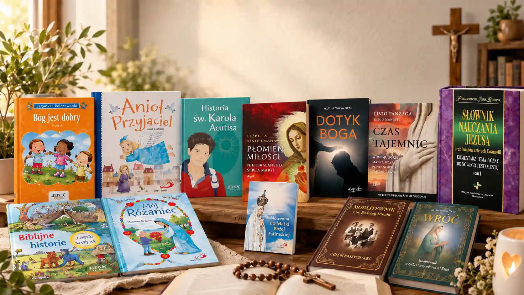 Książki religijne i katolickie – Biblia, modlitewniki, duchowość i biografie świętych